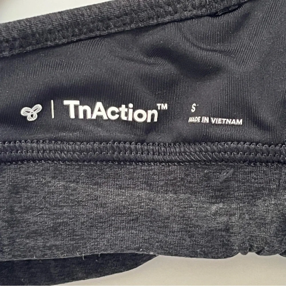 Aritzia TnAction TnaLIFE Perform Sports Bra Heathered Charcoal Gray Workout Sz S - Picture 5 of 11